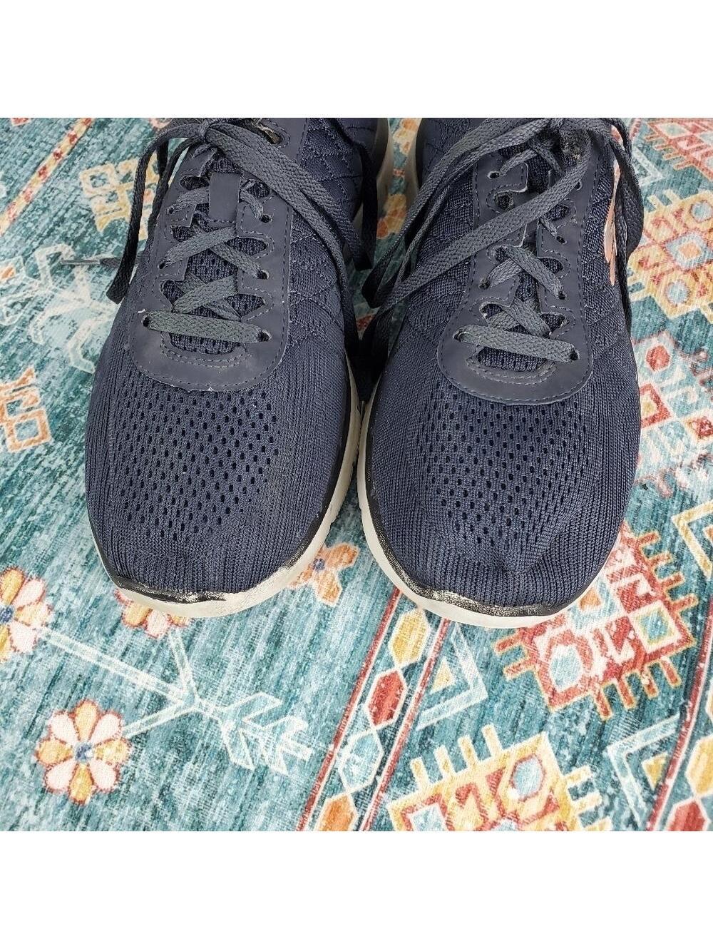 Skechers Men's Flex Advantage 2.0 The Happs Low Top Sneaker Shoes Dk Navy Blue 9 - Picture 7 of 12